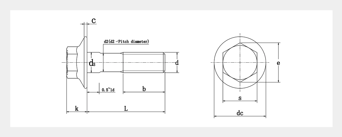 Black Flange Bolts AYA